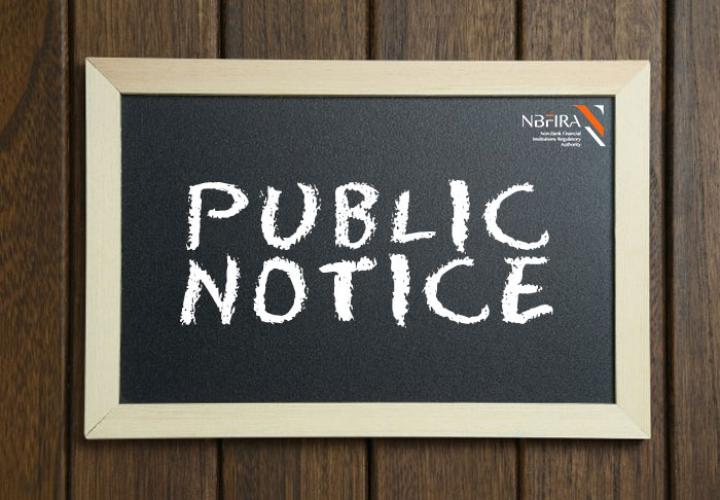 Public Notice Huraya Holdings Pty Ltd T A Apex Insurance Brokers Nbfira